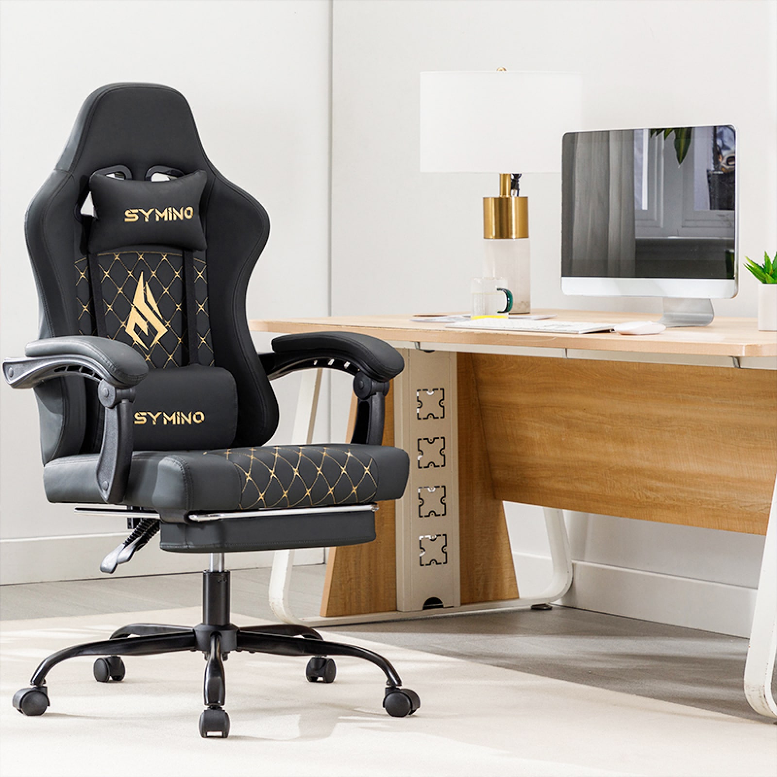 Gaming chair gold sale